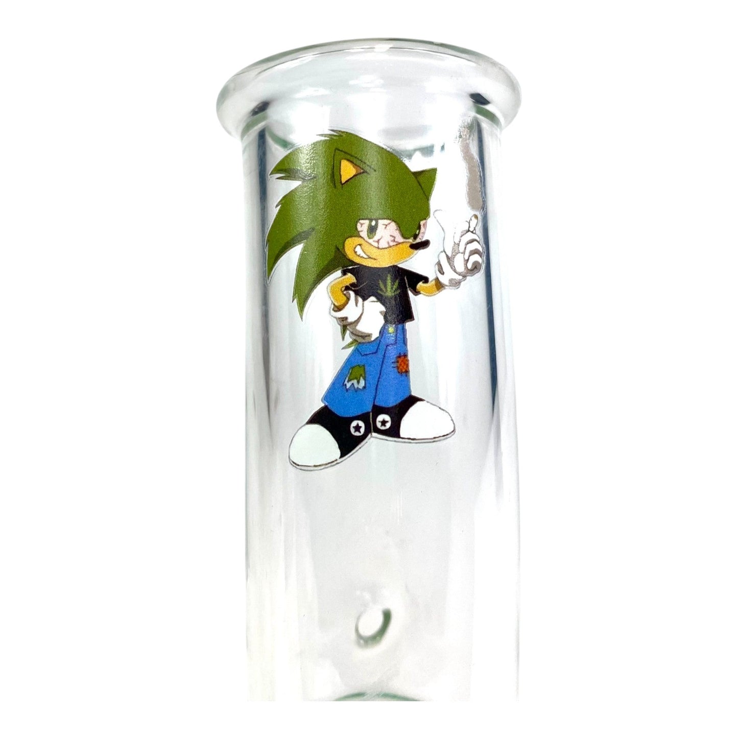 Chronic The Hemp Hog Bubble Bong 20cm Green - The Bong Baron