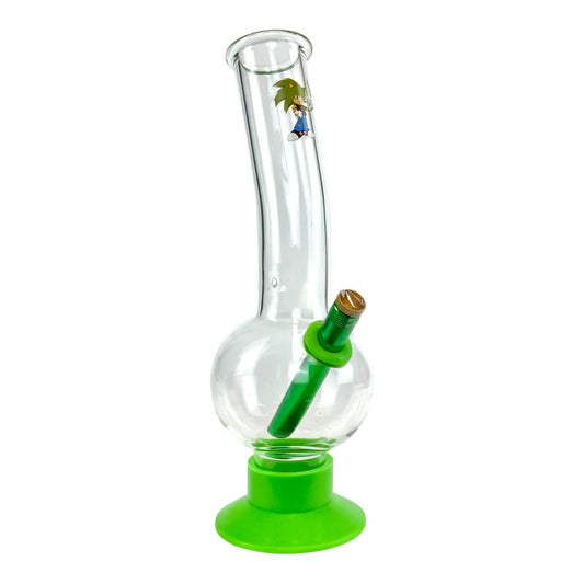 Chronic The Hemp Hog Bubble Bong 30cm Green - The Bong Baron