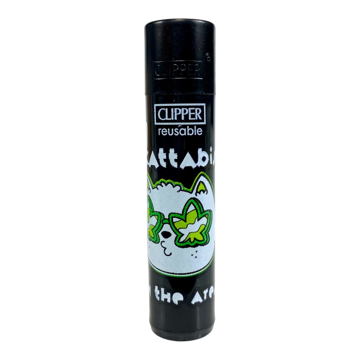 Clipper Cannabis Lighters Large - The Bong Baron