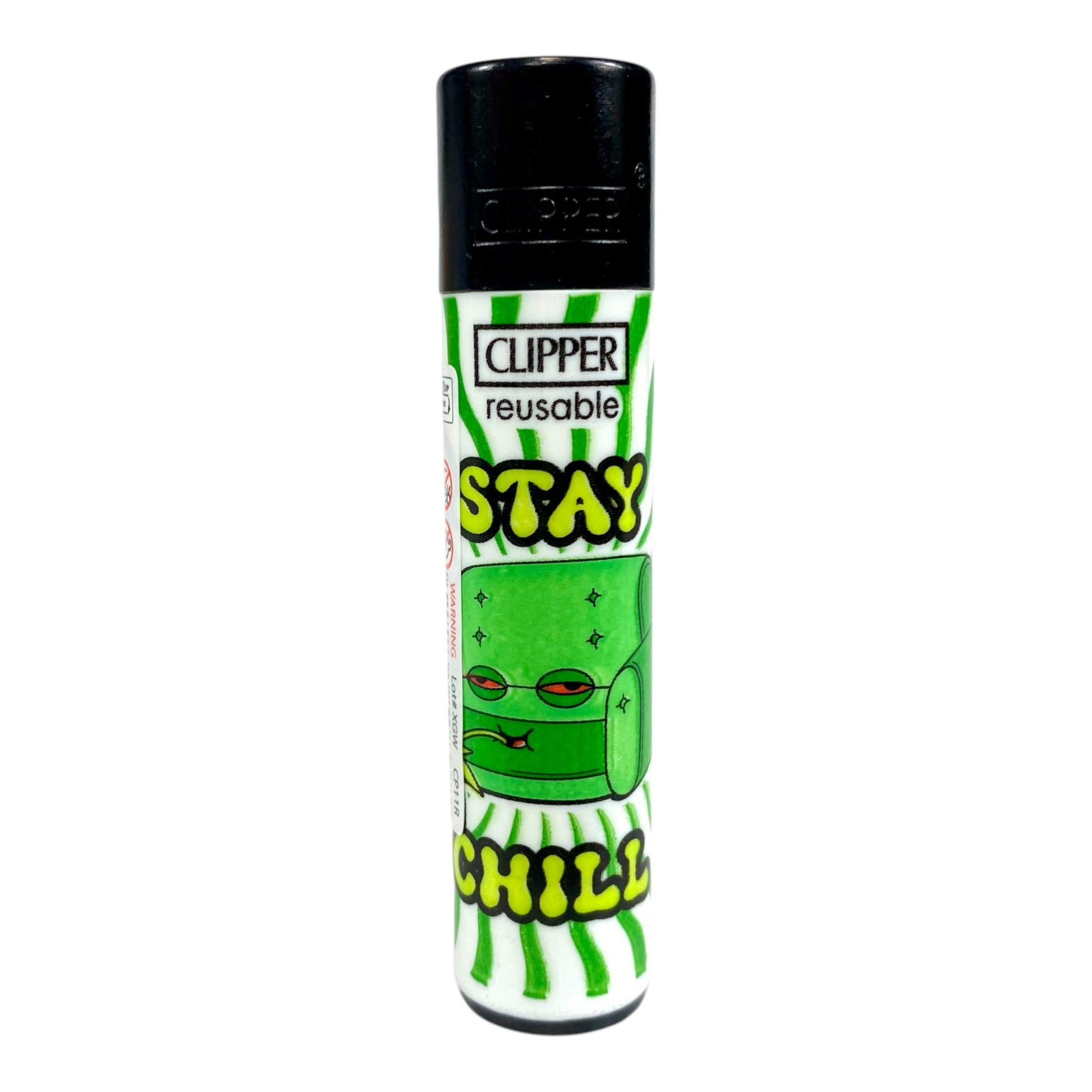 Clipper Cannabis Lighters Large - The Bong Baron