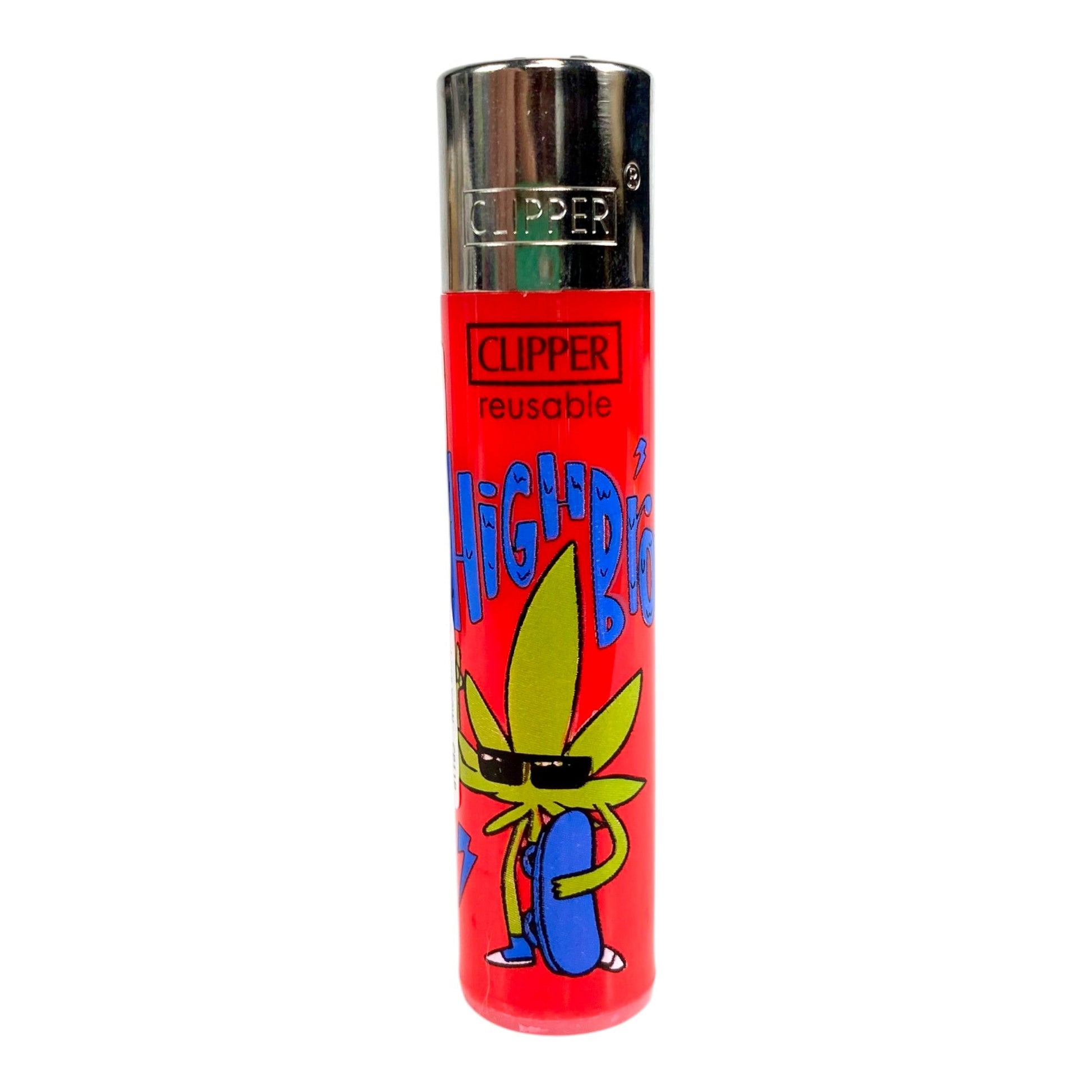 Clipper Skater Cannabis Lighters Large - The Bong Baron