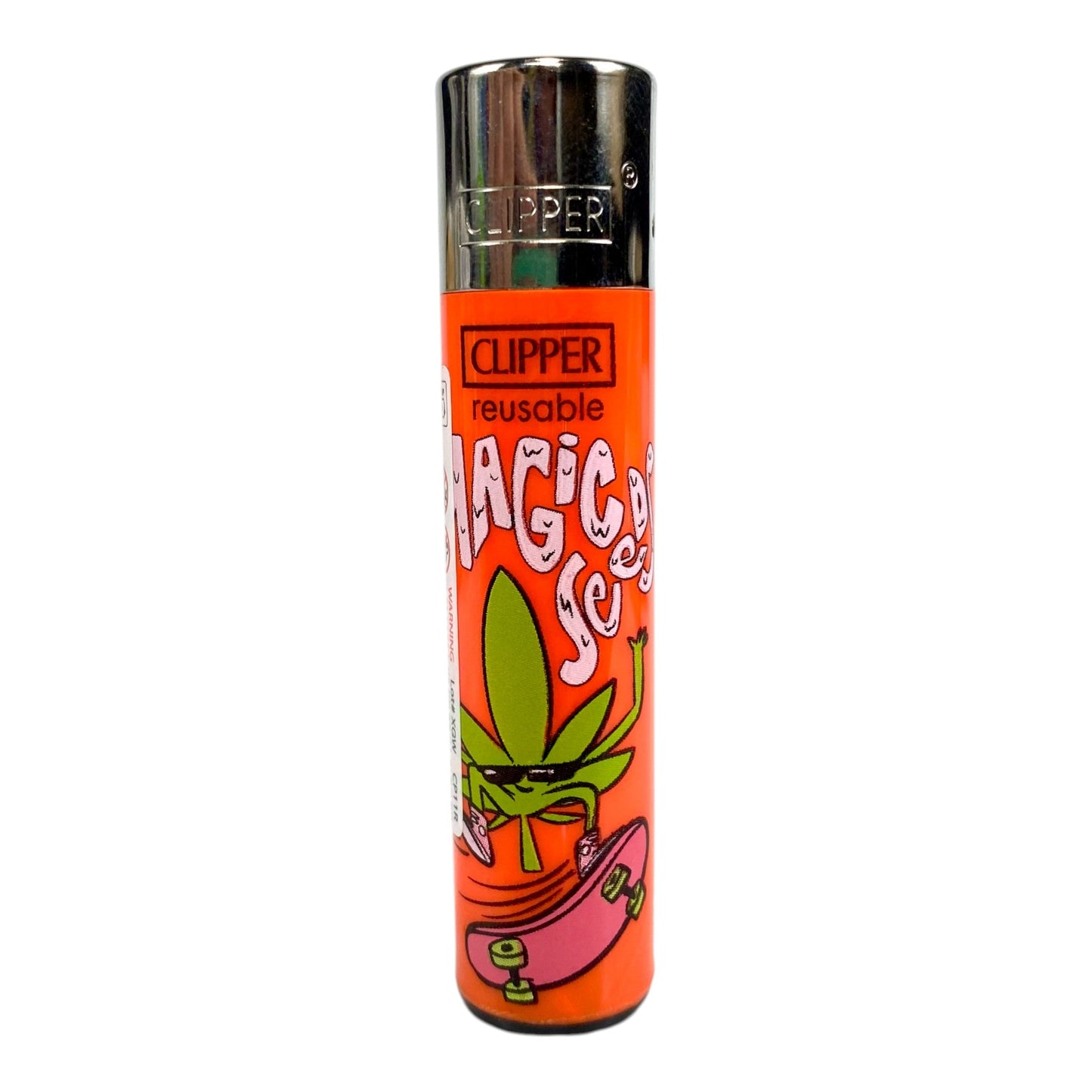 Clipper Skater Cannabis Lighters Large - The Bong Baron