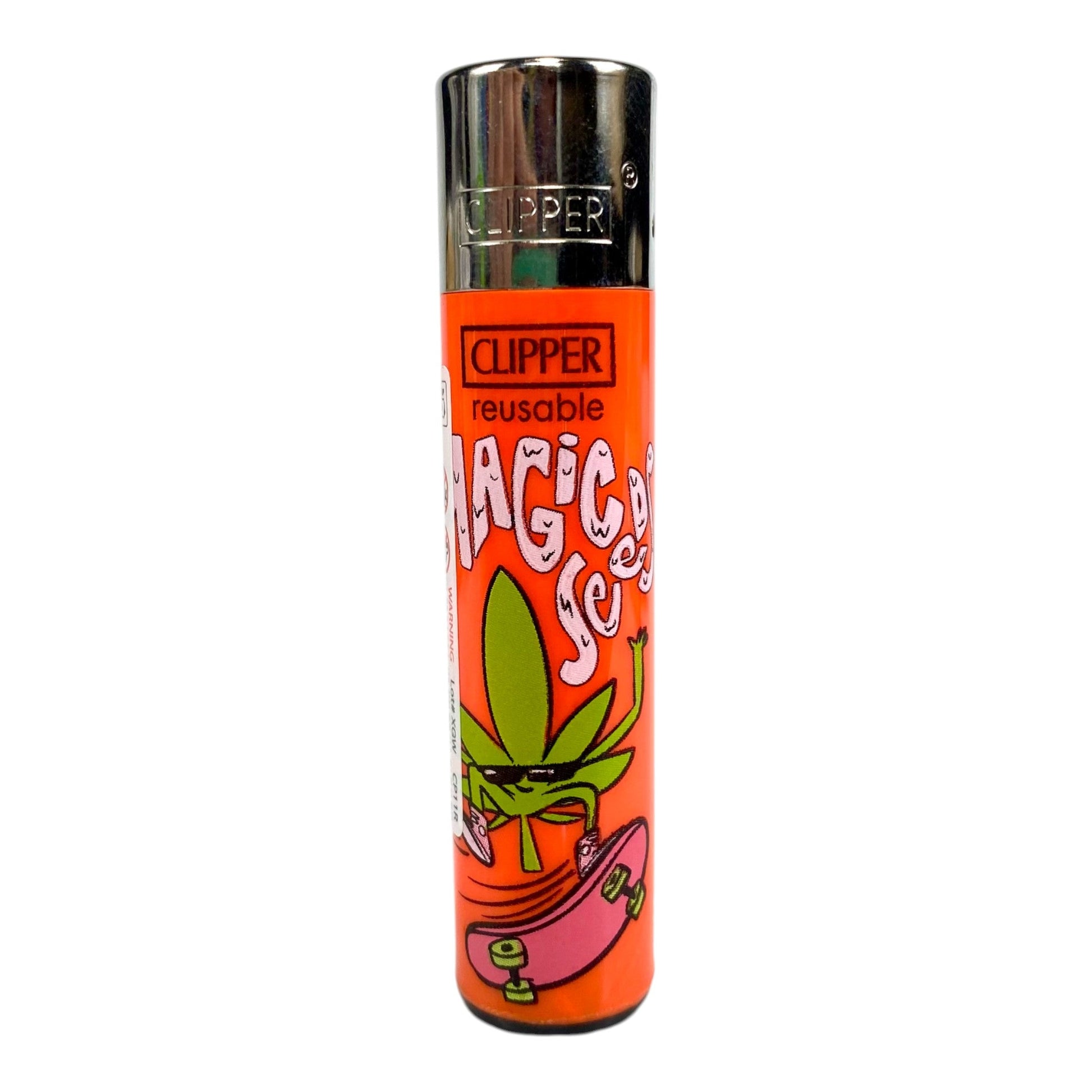 Clipper Skater Cannabis Lighters Large - The Bong Baron