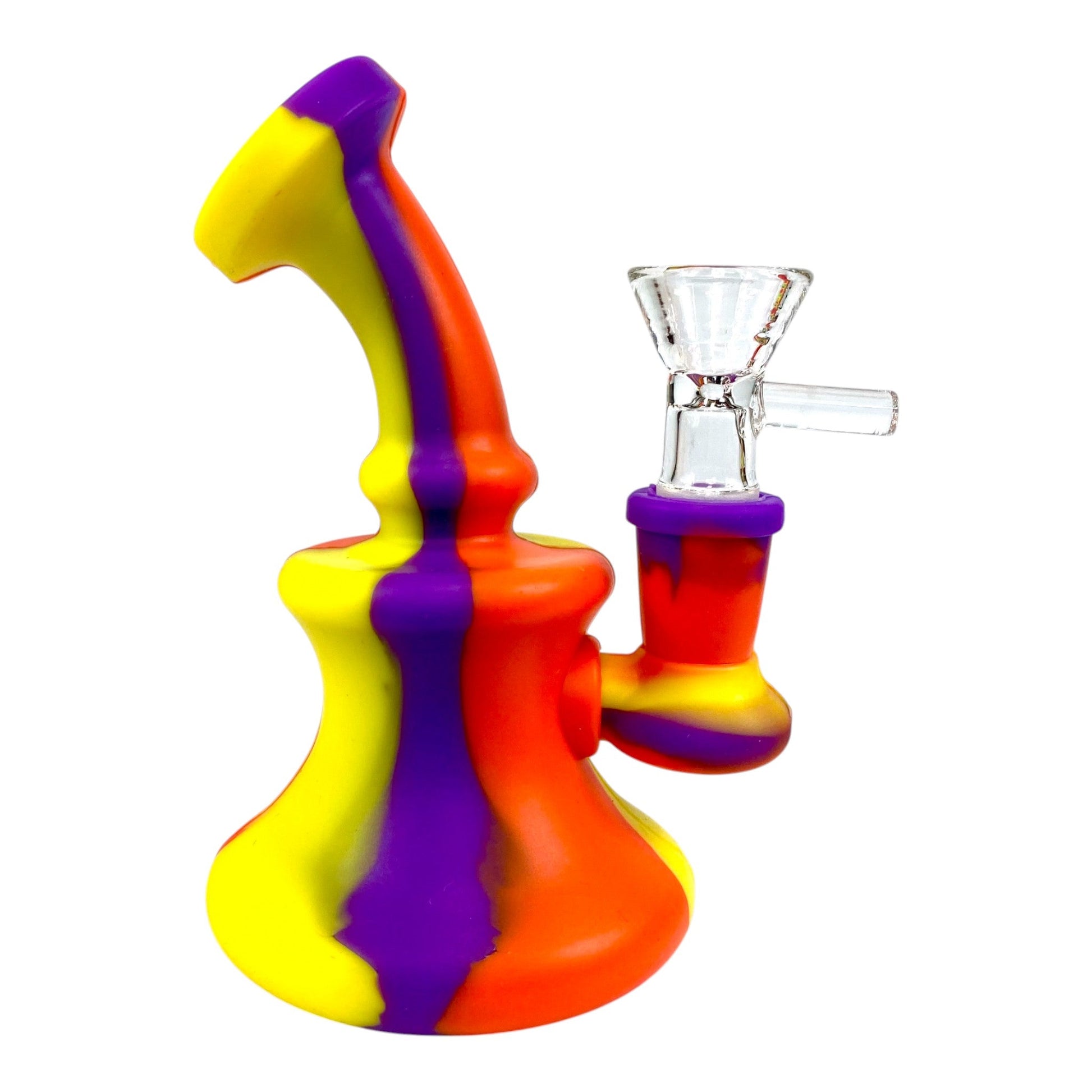 Colour Melt Silicone Bong 13cm - The Bong Baron