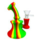Colour Melt Silicone Bong 13cm - The Bong Baron