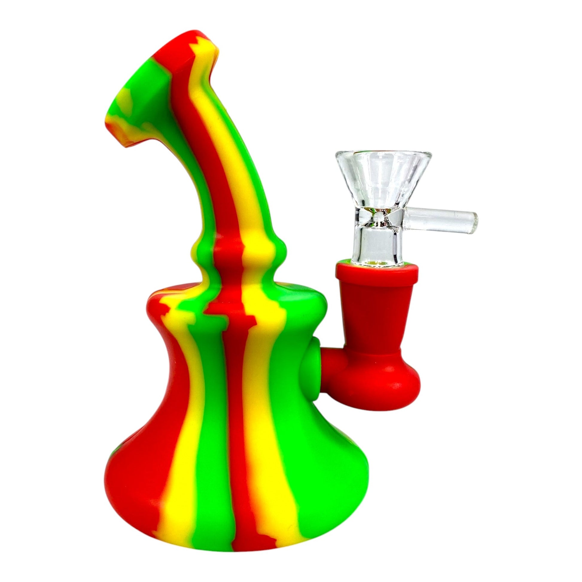 Colour Melt Silicone Bong 13cm - The Bong Baron