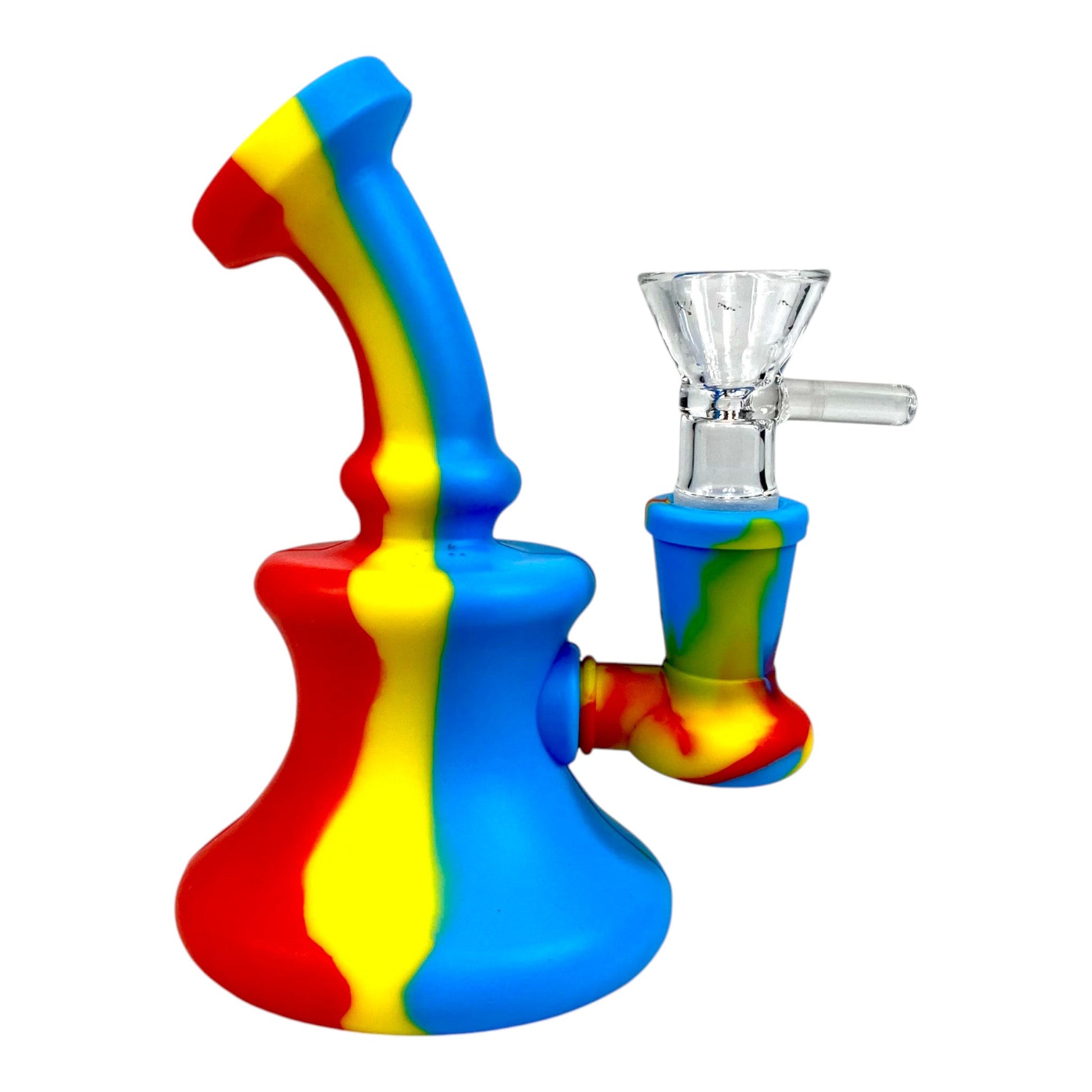 Colour Melt Silicone Bong 13cm - The Bong Baron