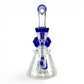 Cone Perc Bong and Dab Rig 19cm Blue - The Bong Baron