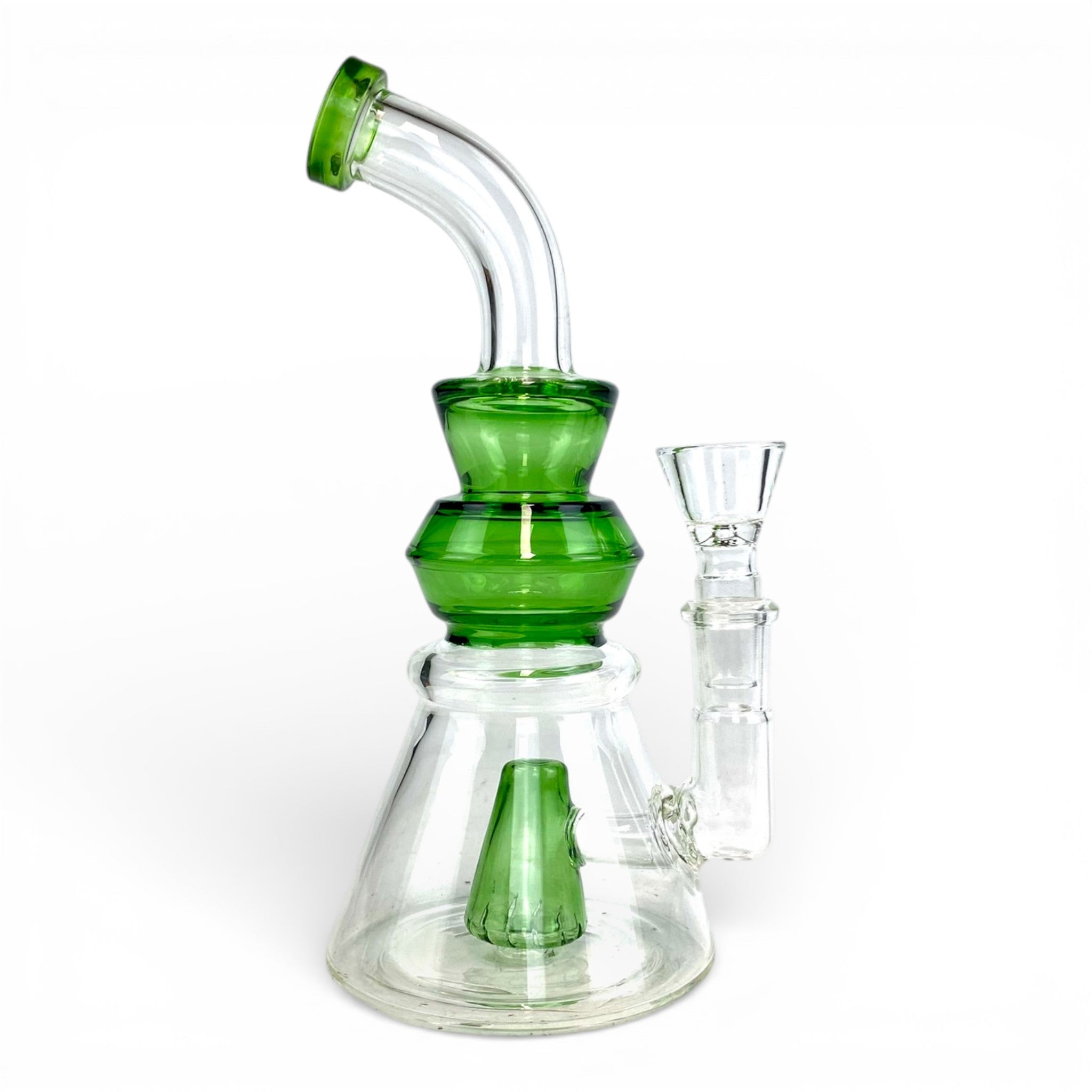 Cone Perc Bong and Dab Rig 19cm Green – The Bong Baron