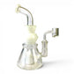 Cone Perc Bong and Dab Rig 19cm White - The Bong Baron