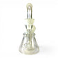 Cone Perc Bong and Dab Rig 19cm White - The Bong Baron