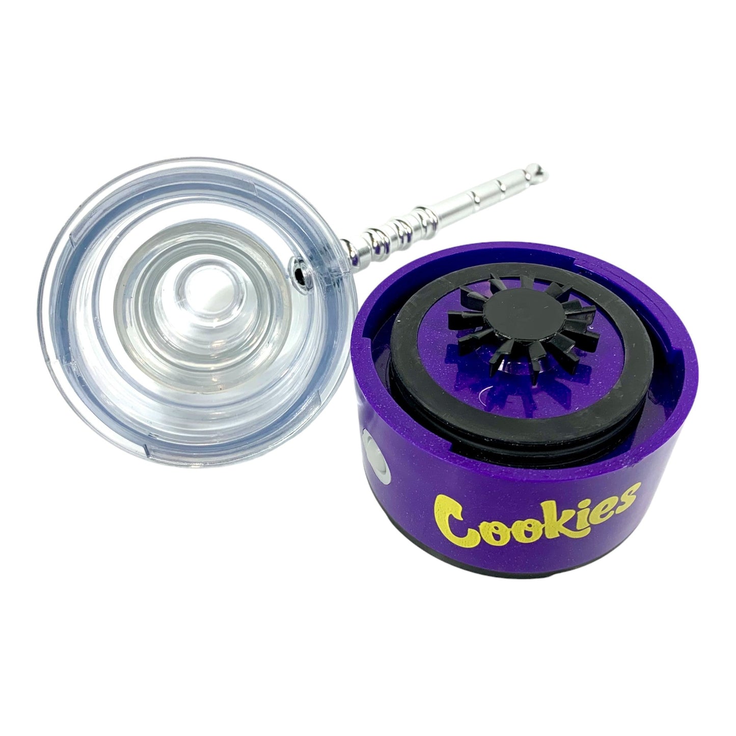 Cookies Fan Battery Auto Bong Purple - The Bong Baron