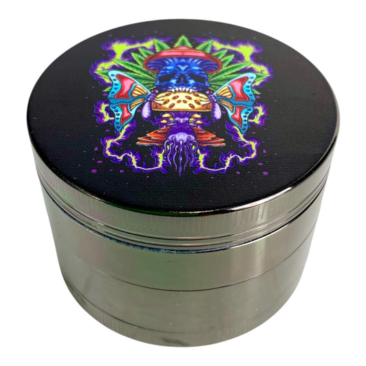 Crushers Herbivore Herb Grinder 63mm 4 Piece - The Bong Baron