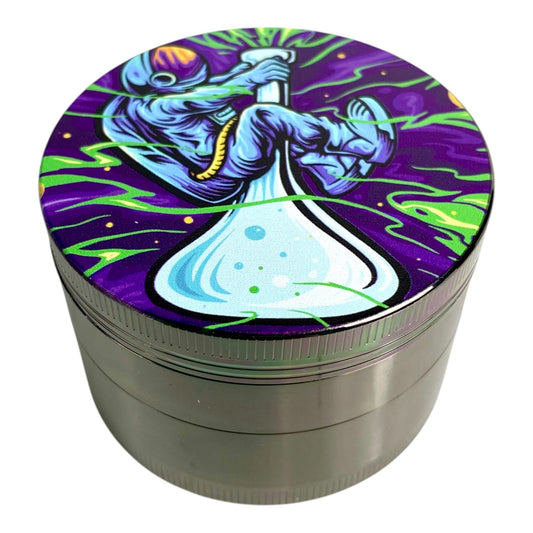 Crushers Mystic Ryder Herb Grinder 63mm 4 Piece - The Bong Baron