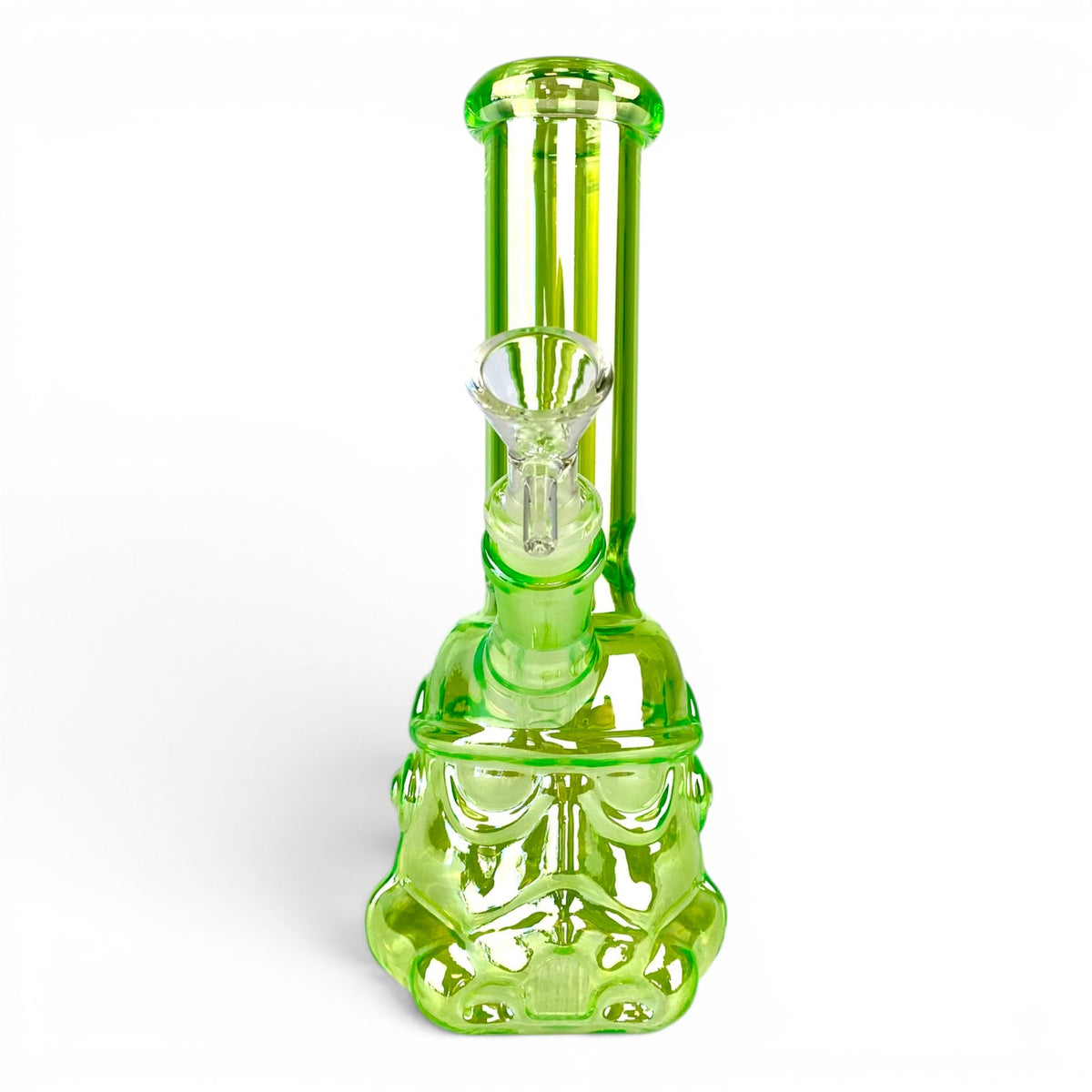Darth Vader Holo Glass Bong 22cm Green - The Bong Baron