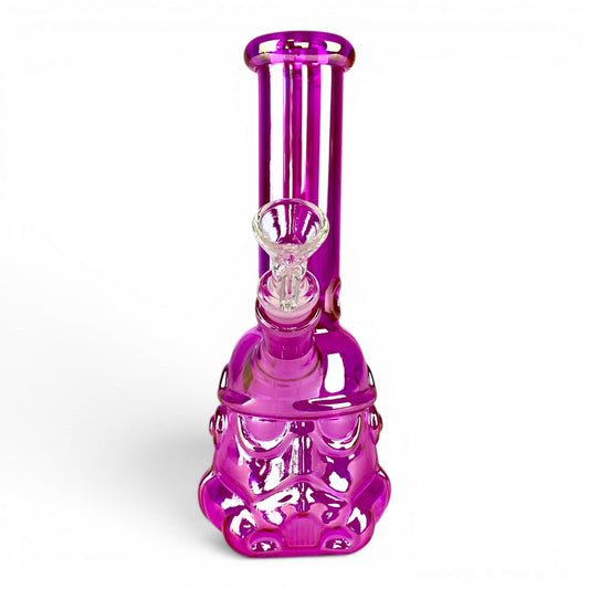 Darth Vader Holo Glass Bong 22cm Purple - The Bong Baron