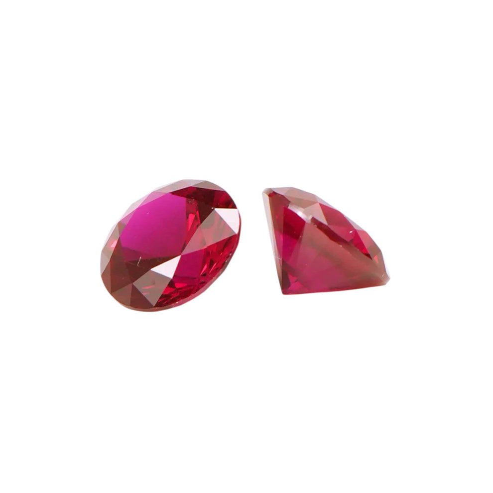 Diamond Cut Ruby Insert 10mm | Lab Created Dab Gem – The Bong Baron