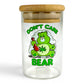 Don't Care Bear Storage Jar with Bamboo Lid 9cm - The Bong Baron