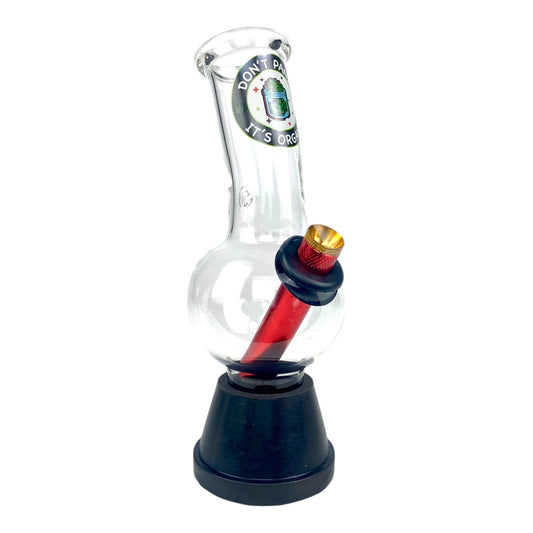 Don't Panic it's Organic Bubble Bong 18cm - The Bong Baron