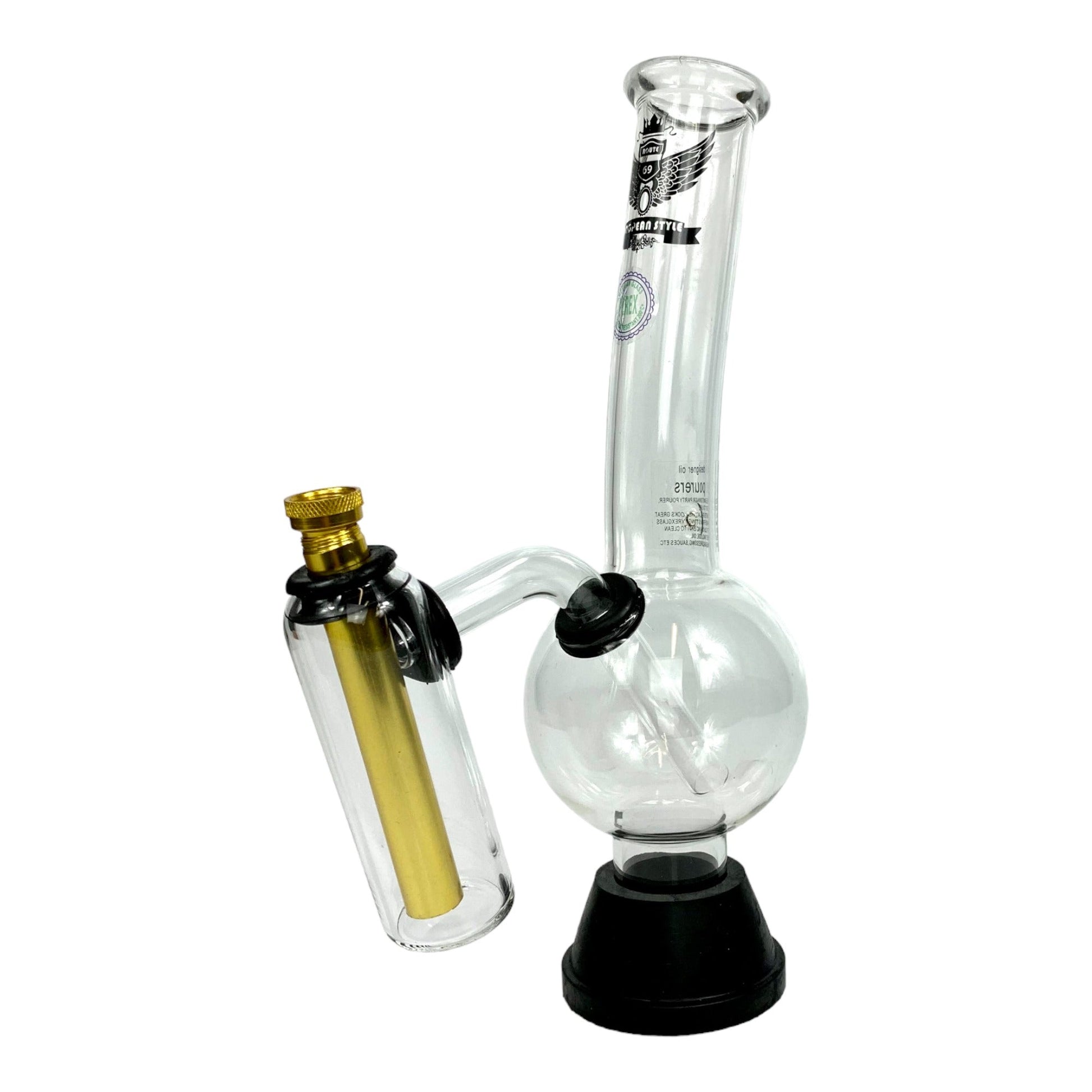 Double Chamber Glass Bonza Bong 31cm - The Bong Baron