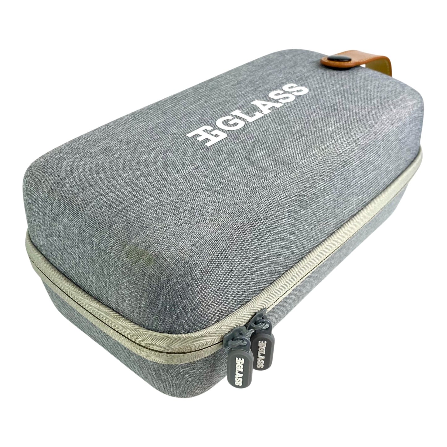 EG Glass Bong Travel Bag 22 x 12cm Grey - The Bong Baron