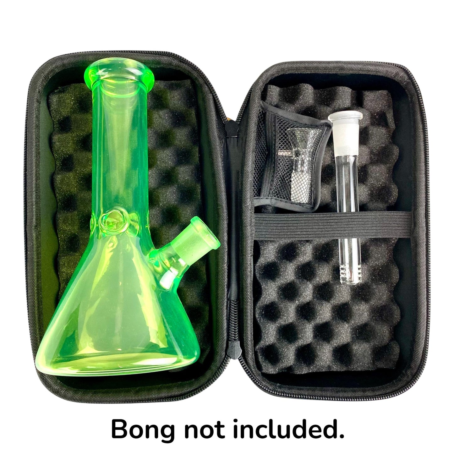 EG Glass Bong Travel Bag 22 x 12cm Grey - The Bong Baron