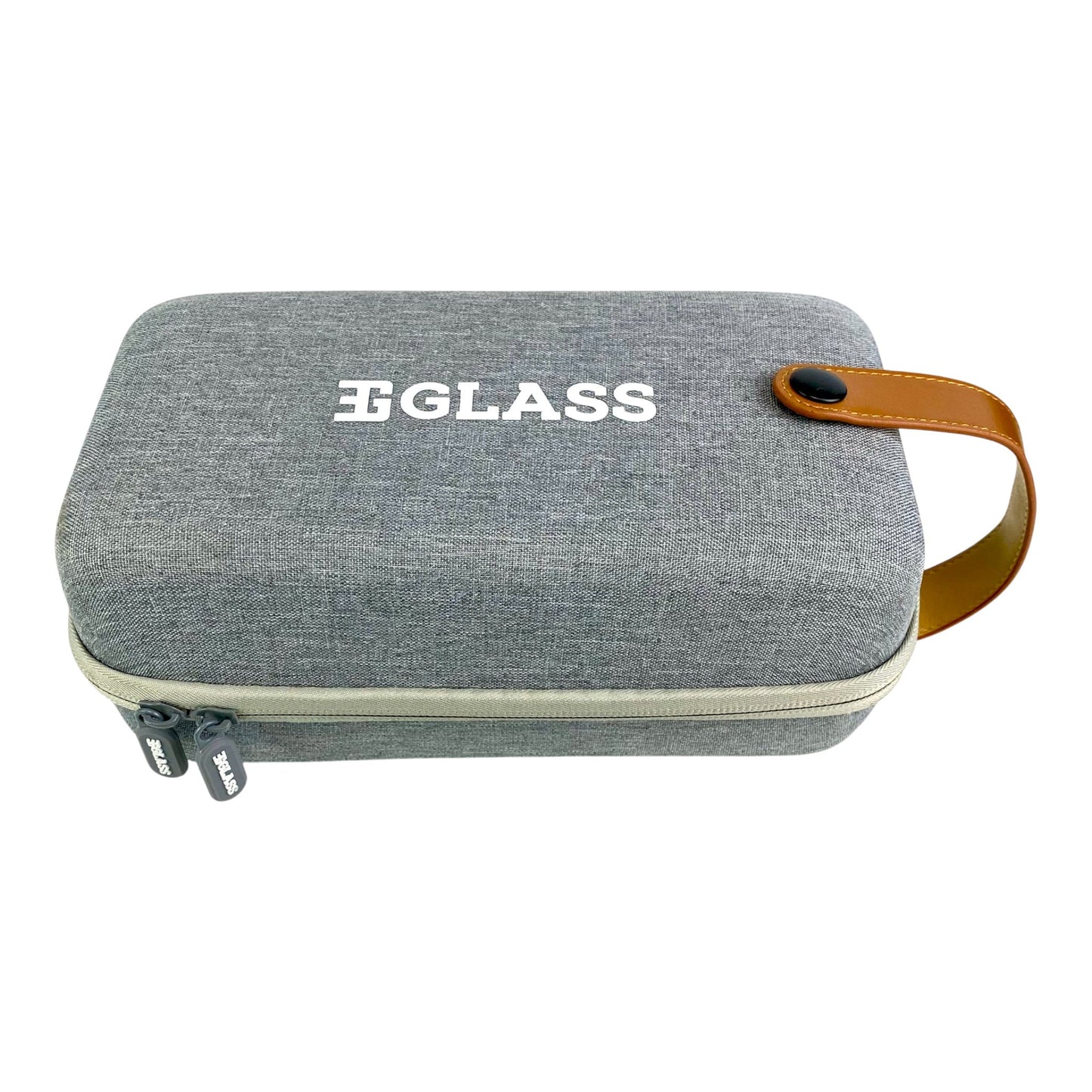 EG Glass Bong Travel Bag 22 x 12cm Grey - The Bong Baron