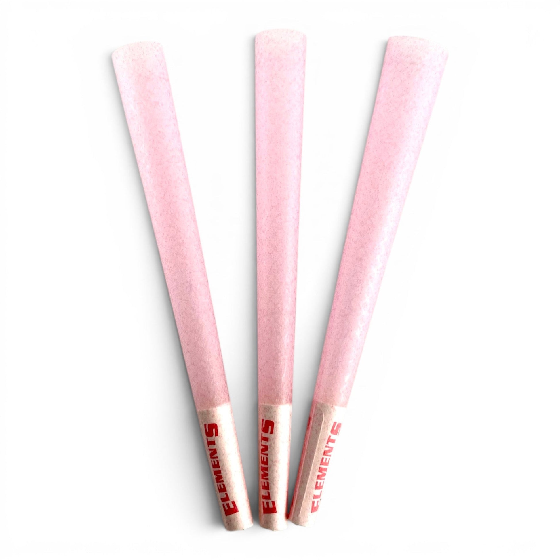Elements Ultra Thin Pink Cones King Size 3 Pack - The Bong Baron