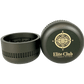 Elite Club Adjustable Herb Grinder 63mm Black – Fine & Coarse Plates - The Bong Baron