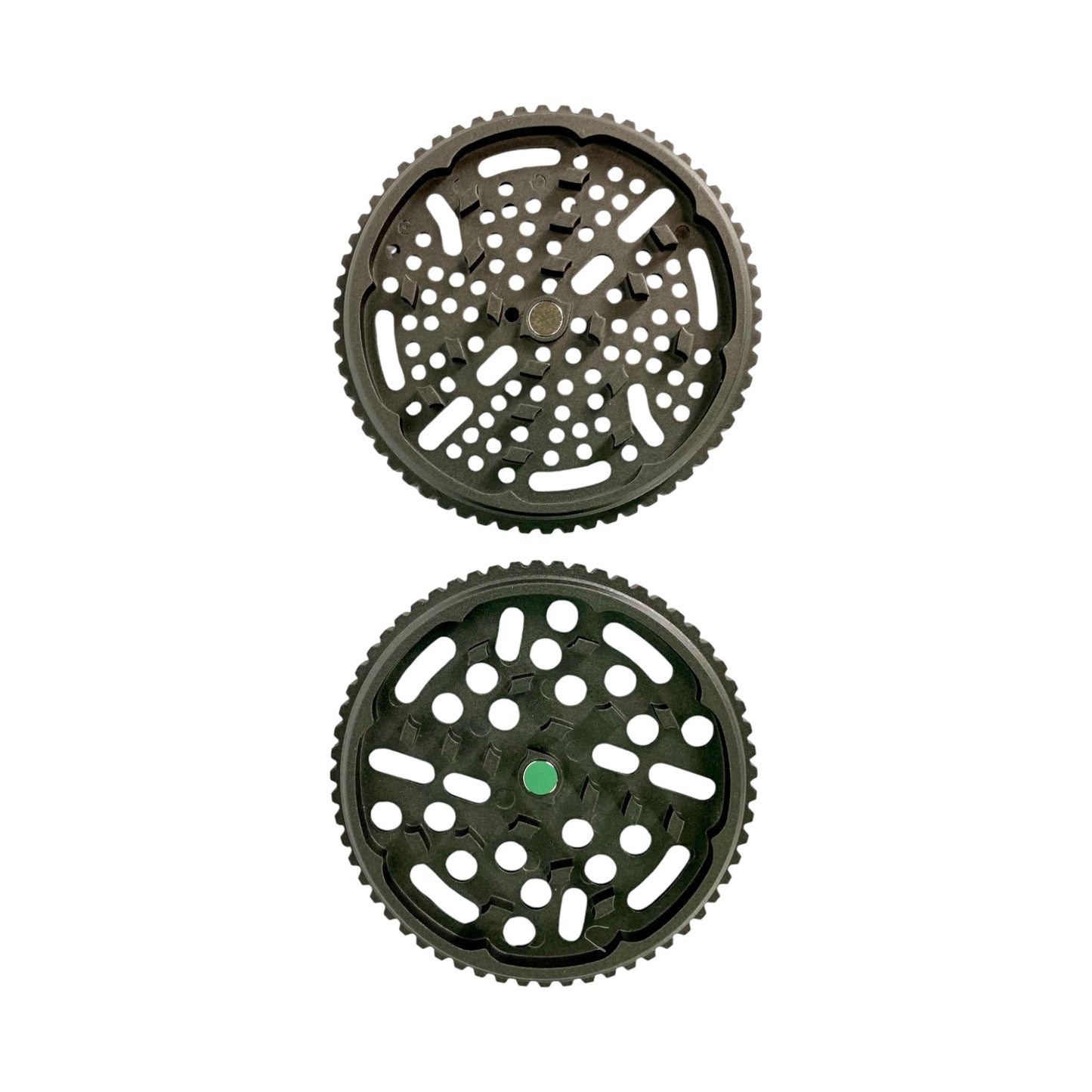 Elite Club Adjustable Herb Grinder 63mm Black – Fine & Coarse Plates - The Bong Baron