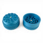 Elite Club Adjustable Herb Grinder 63mm Blue – Fine & Coarse Plates - The Bong Baron