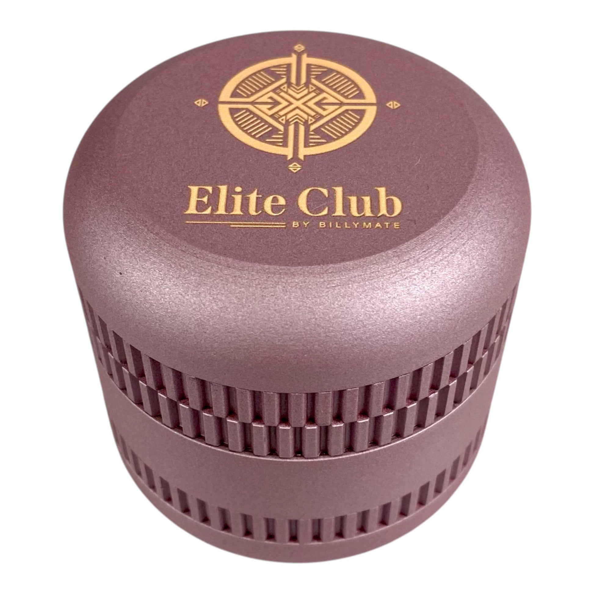Elite Club Adjustable Herb Grinder 63mm Rose – Fine & Coarse Plates - The Bong Baron