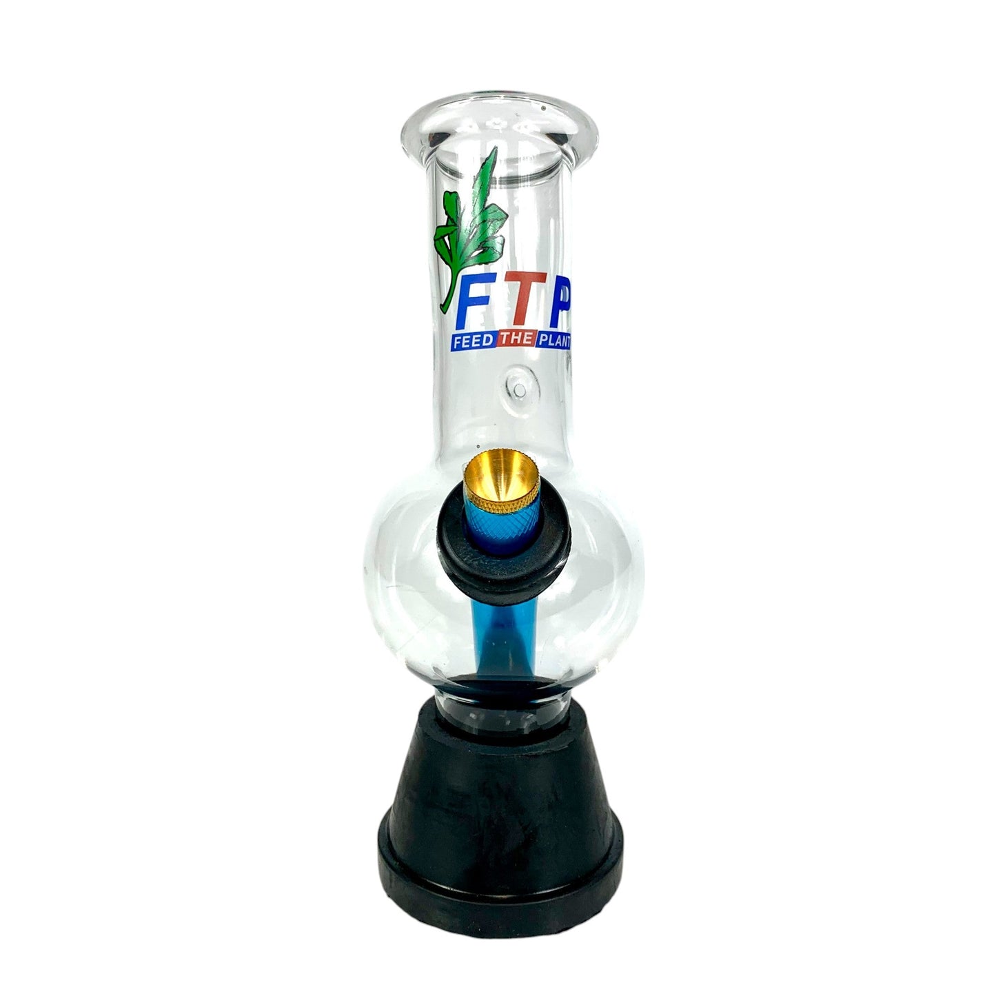 Feed The Plant Bubble Bong 18cm - The Bong Baron