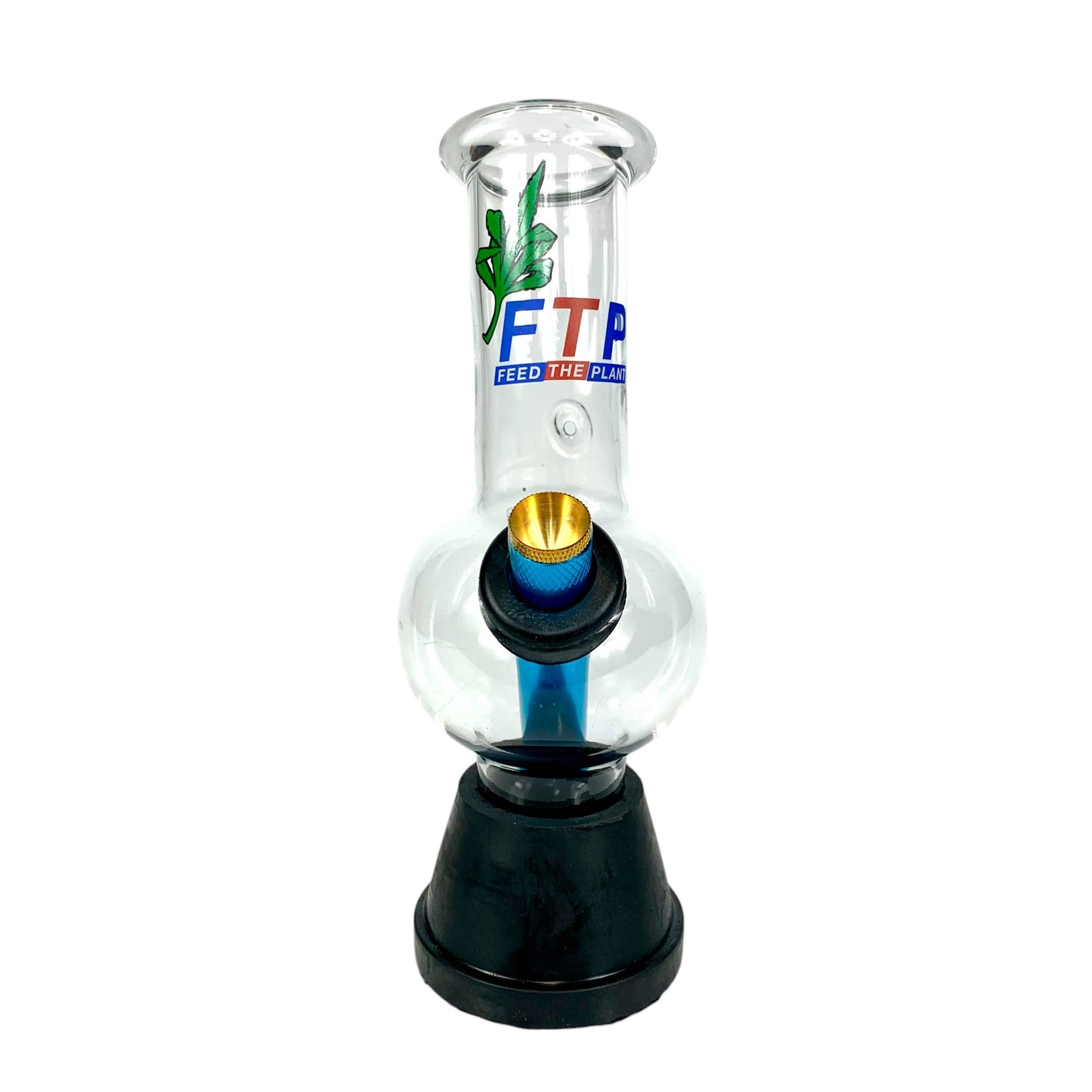 Feed The Plant Bubble Bong 18cm - The Bong Baron