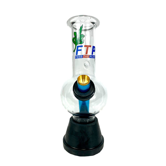 Feed The Plant Bubble Bong 18cm - The Bong Baron