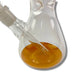 Fiesta Glass Beaker Bong Orange Accents 26cm - The Bong Baron