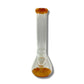 Fiesta Glass Beaker Bong Orange Accents 26cm - The Bong Baron