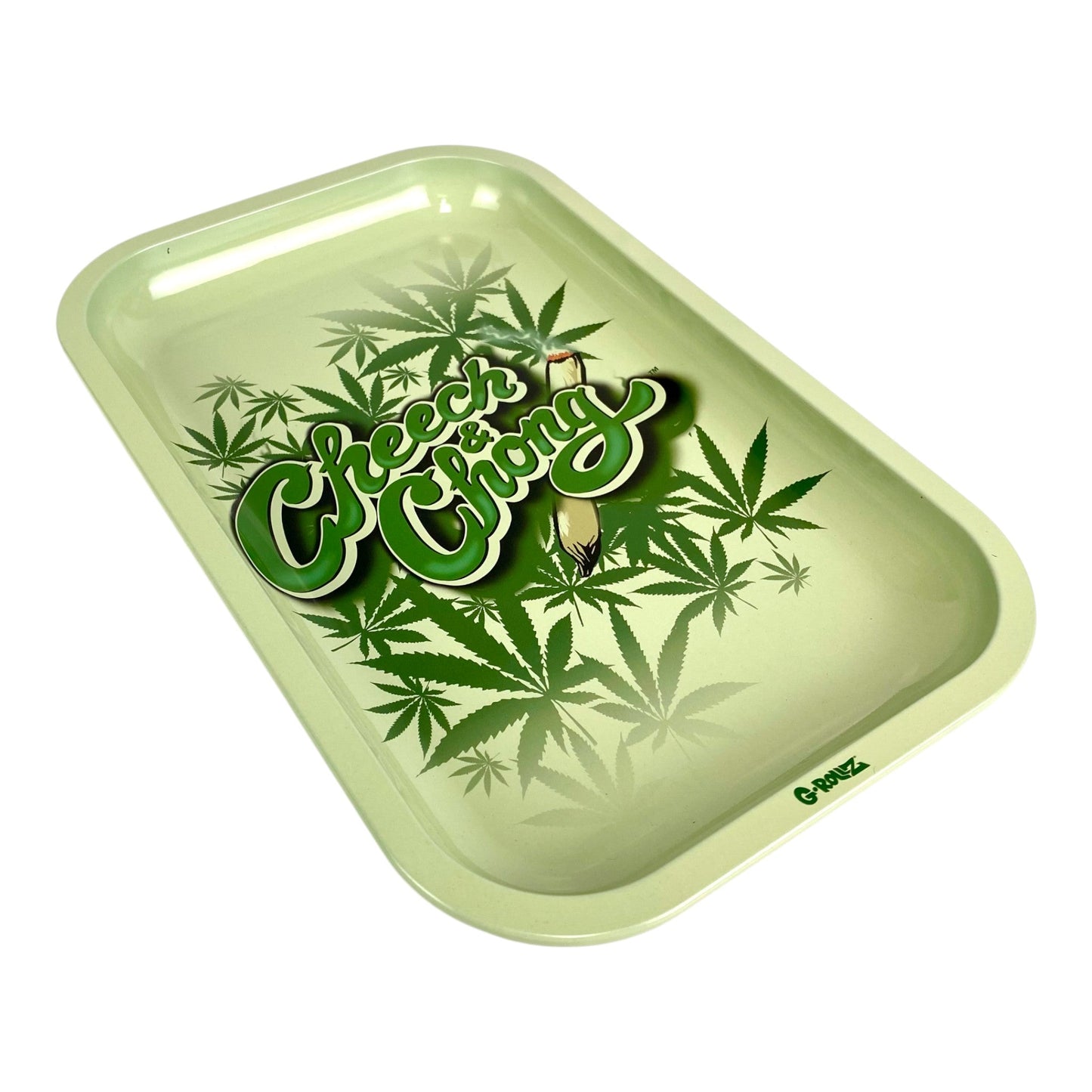 G Rollz Cheech and Chong Large Rolling Tray - The Bong Baron