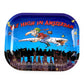 G Rollz - Fly High in Amsterdam Rolling Tray 18 x 14cm - The Bong Baron