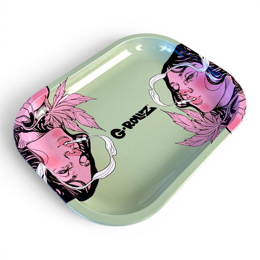 G Rollz - Hazy Dreams Rolling Tray 18 x 14cm - The Bong Baron