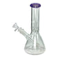 Glass Beaker Bong 20cm Purple Accent - The Bong Baron