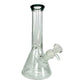 Glass Beaker Bong 20cm – Teal Accent - The Bong Baron