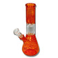 Glass Bong Dome Percolator 20cm Orange - The Bong Baron