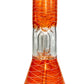 Glass Bong Dome Percolator 20cm Orange - The Bong Baron