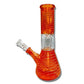 Glass Bong Dome Percolator 20cm Orange - The Bong Baron
