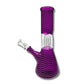 Glass Bong Dome Percolator 20cm Purple - The Bong Baron