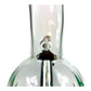 Glass Bottom Bonza Bong 22cm Weed Leaf - The Bong Baron