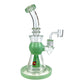 Glass Lab 303 Shower Perc Bong and Dab Rig 24cm Green - The Bong Baron