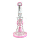 Glass Lab 303 Shower Perc Bong and Dab Rig 24cm Pink - The Bong Baron