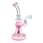 Glass Lab 303 Shower Perc Bong and Dab Rig 24cm Pink - The Bong Baron
